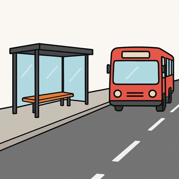 a bus stop
