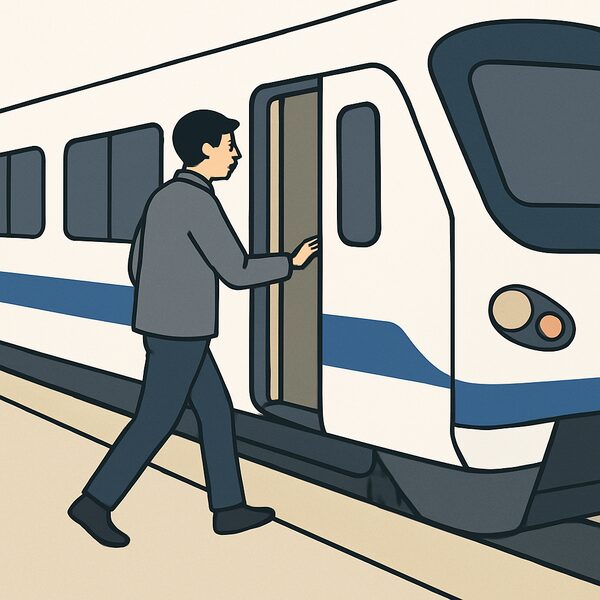 by train