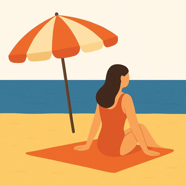 go to the beach